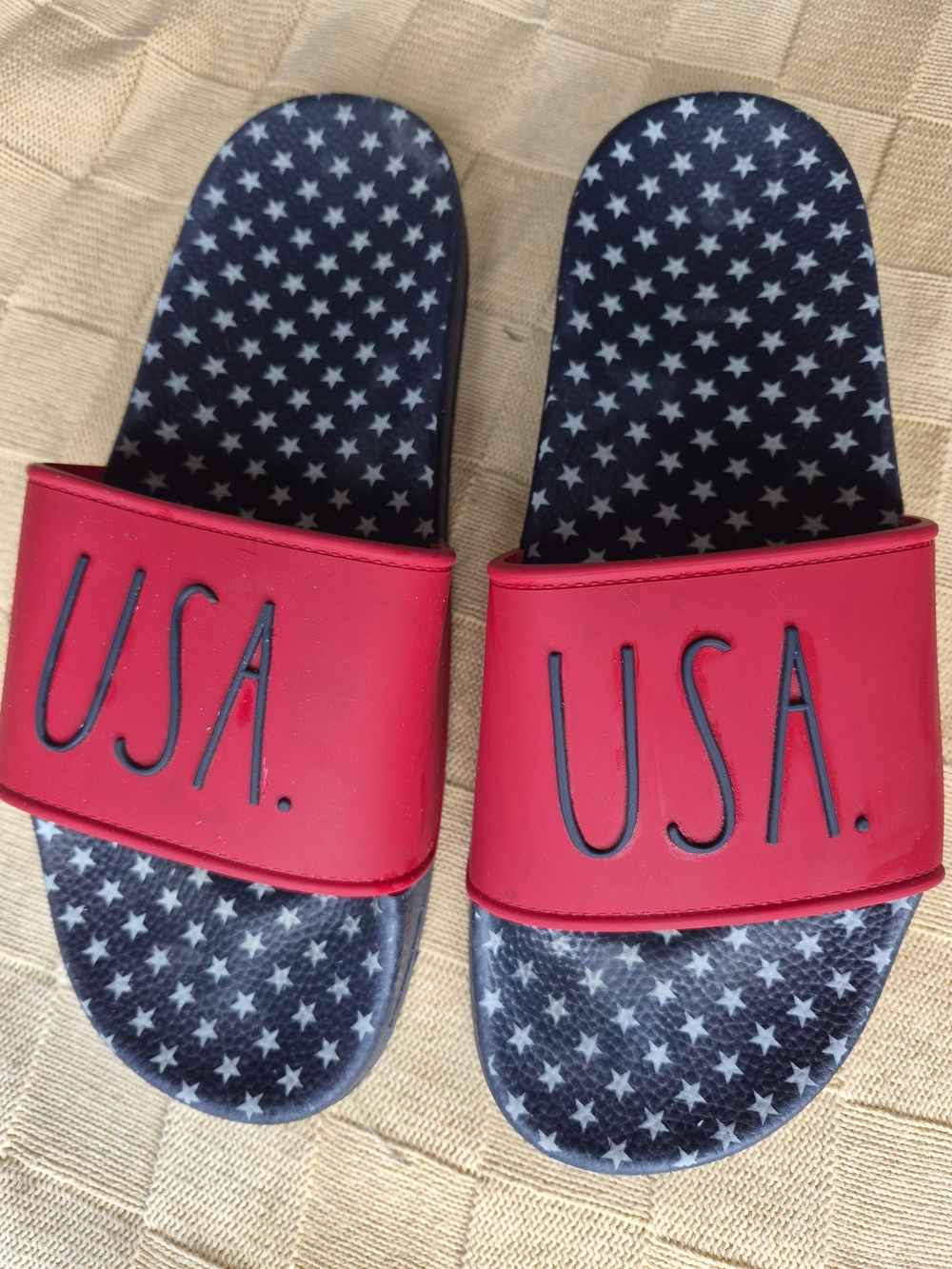 Patriotic Slide Sandals